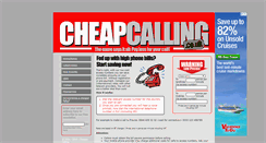 Desktop Screenshot of cheapcalling.co.uk