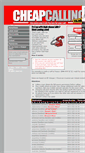 Mobile Screenshot of cheapcalling.co.uk