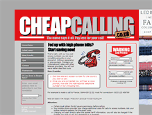 Tablet Screenshot of cheapcalling.co.uk